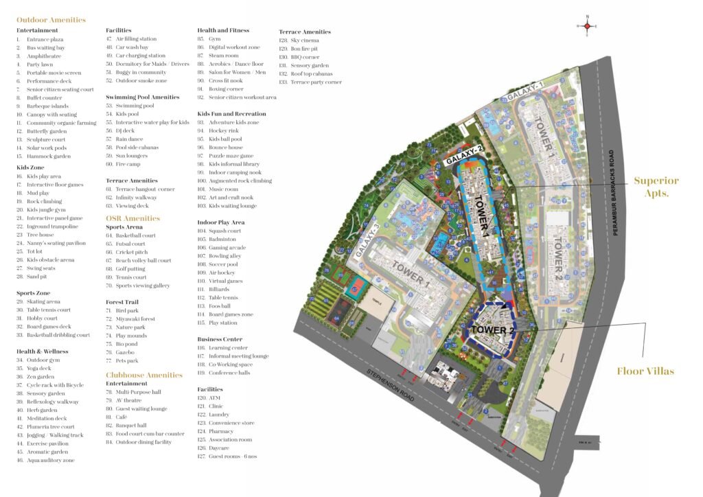 Casagrand Mercury master plan