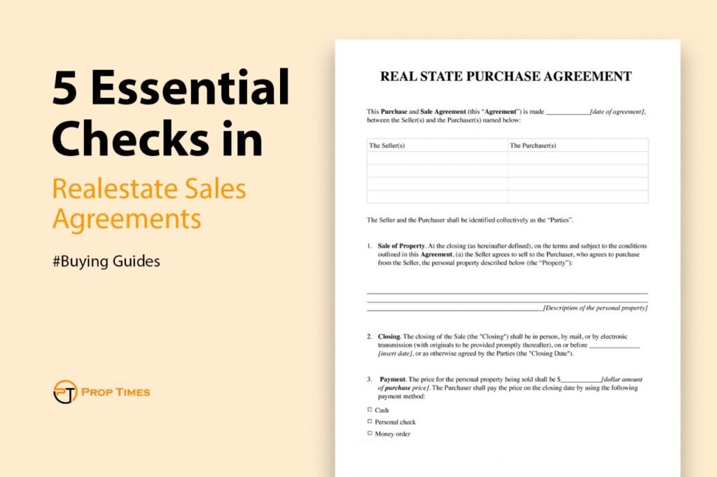 realestate sales agreement