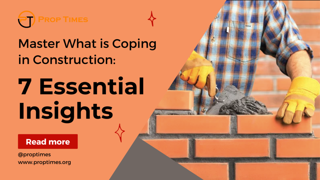 what is coping in construction